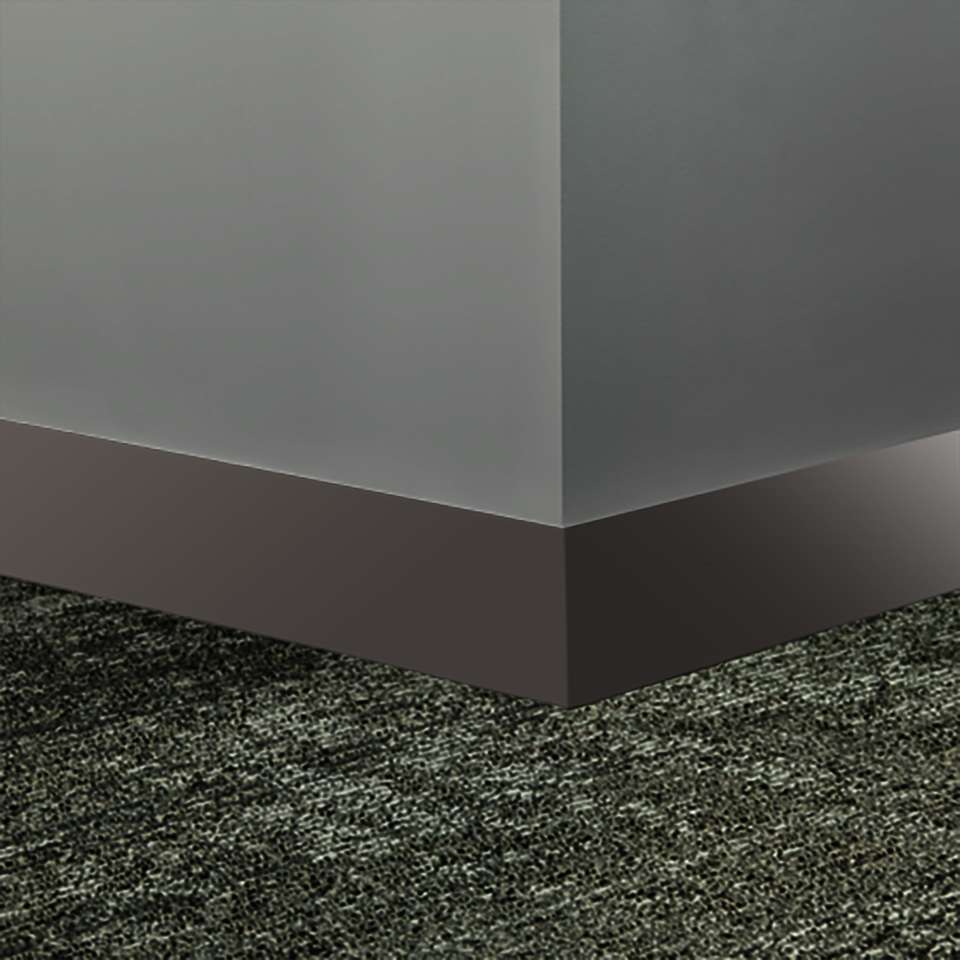 Tarkett - Système de finition murale Millwork - MW TB1 S4 Monument 4" #TB1 Peppercorn - Wallbase 8' (paquet de 8)