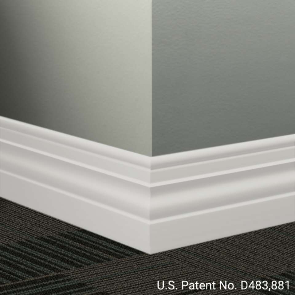Tarkett - Système de finition murale Millwork - MW TB3 A Diplomat 4 1⁄2” - MW XX A #TB3 Dover - Wallbase 8' (paquet de 6)