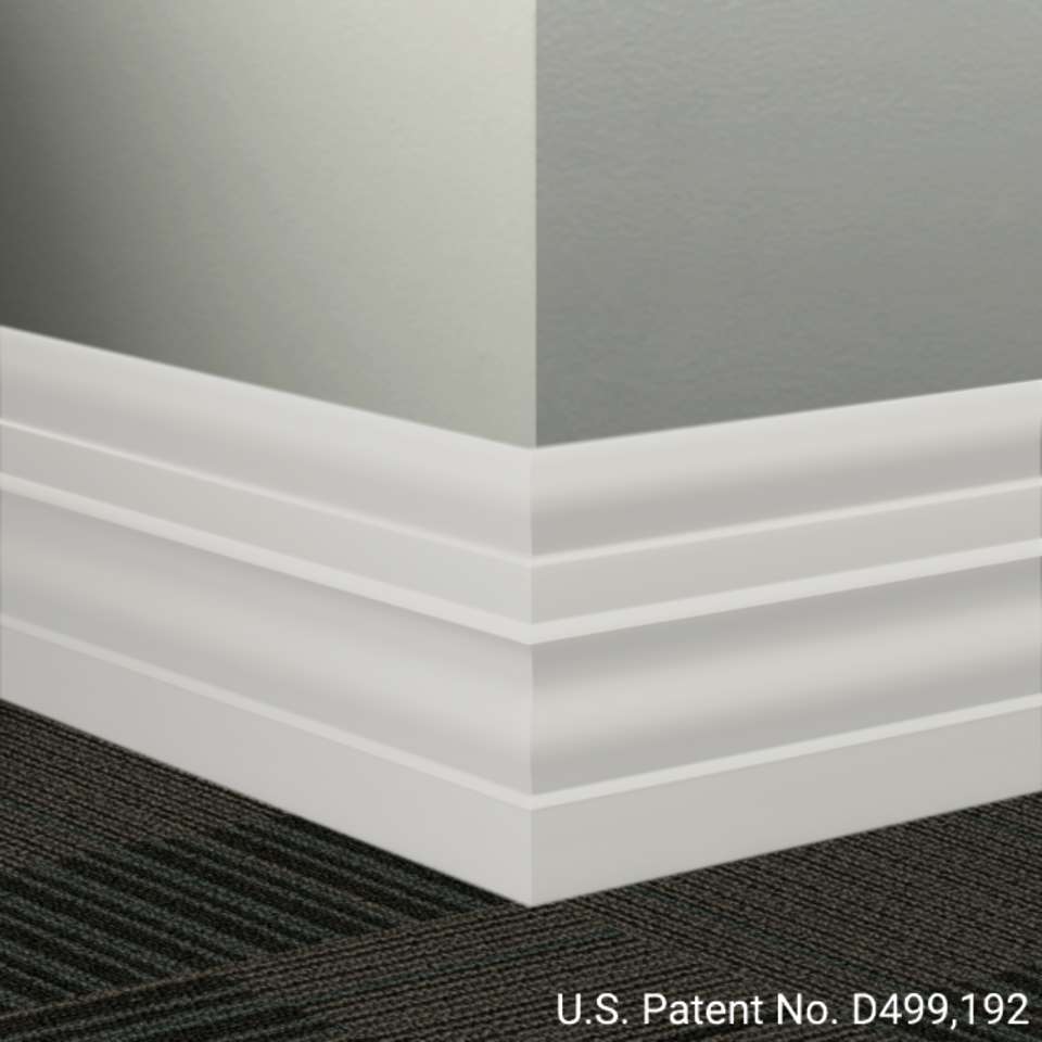 Tarkett - Système de finition murale Millwork - MW TB3 E Attaché 6" #TB3 Dover - Wallbase 8' (paquet de 8)