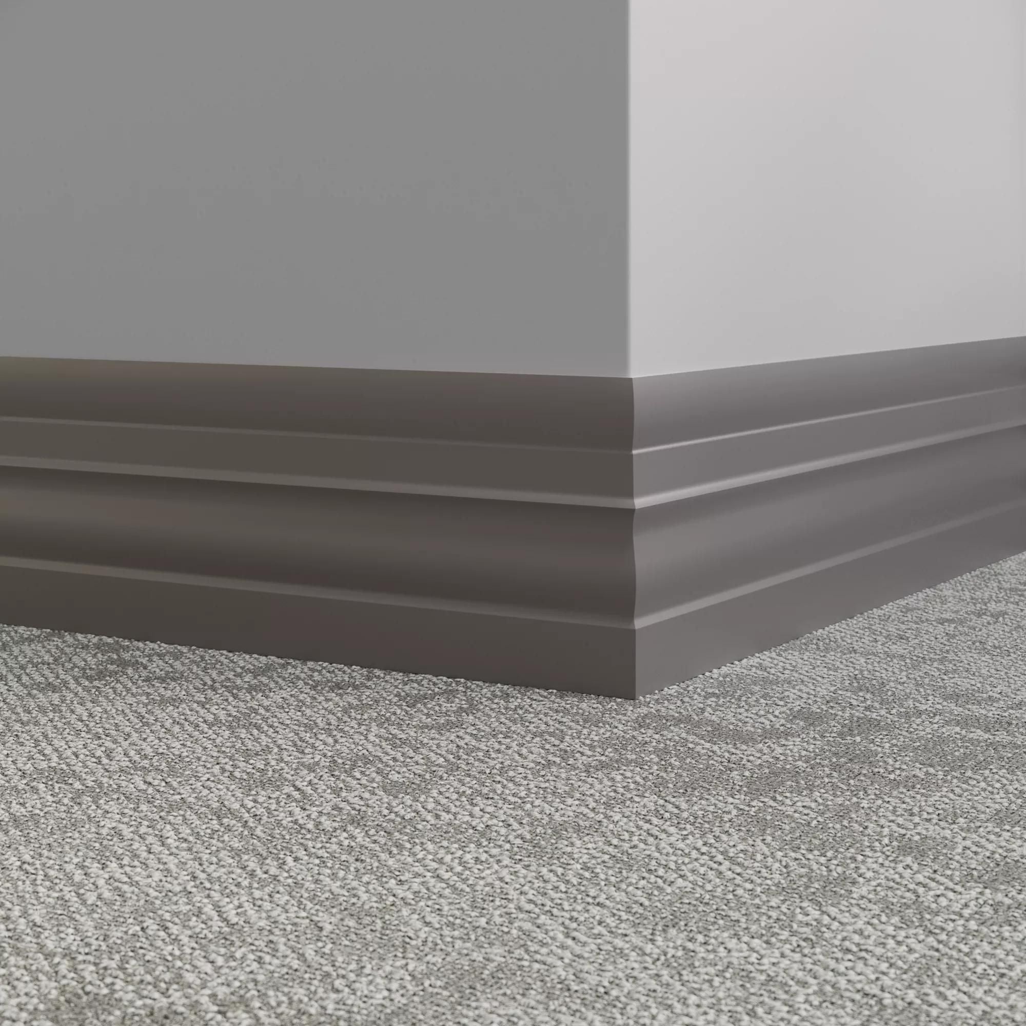 Tarkett - Système de finition murale Millwork - MW TG6 E Attaché 6" TG6 Mink - Plinthe 8' (paquet de 8) ||MWTG6E - Ceramed