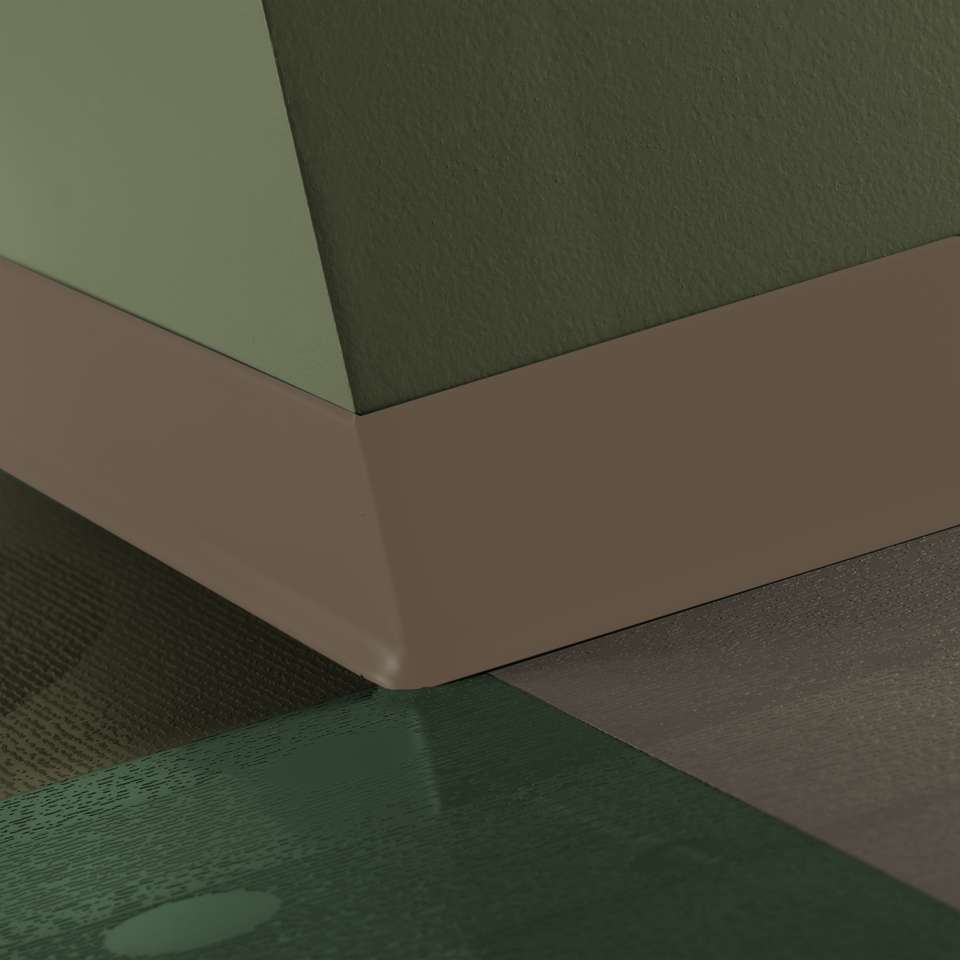 Tarkett - Tarkett - Caoutchouc thermoplastique Duracove 1/8" (type TP) - DC 101 2.5 X 120 1/8 TOE Duracove 2 1⁄2” #101 Seaweed - Wallbase 120'