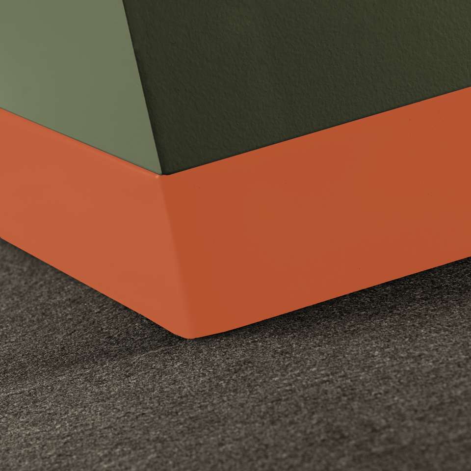 Tarkett - TightLock - Carpet 4 1⁄2” #62 Tangerine Tango - Wallbase 75'
