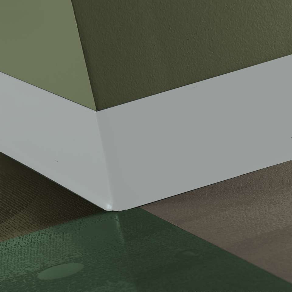 Tarkett - TightLock - Resilient 3 1⁄8” #21 Platinum - Wallbase 75'
