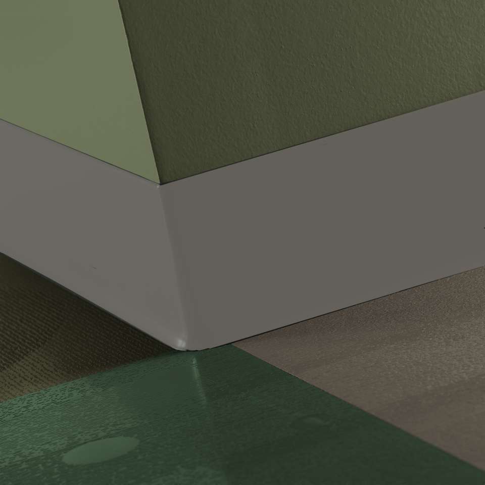 Tarkett - TightLock - Resilient 3 1⁄8” #29 Moon Rock - Wallbase 75'
