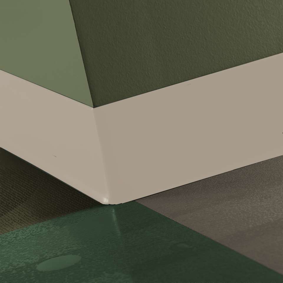 Tarkett - TightLock - Resilient 4 3⁄8” #11 Canvas - Wallbase 75'