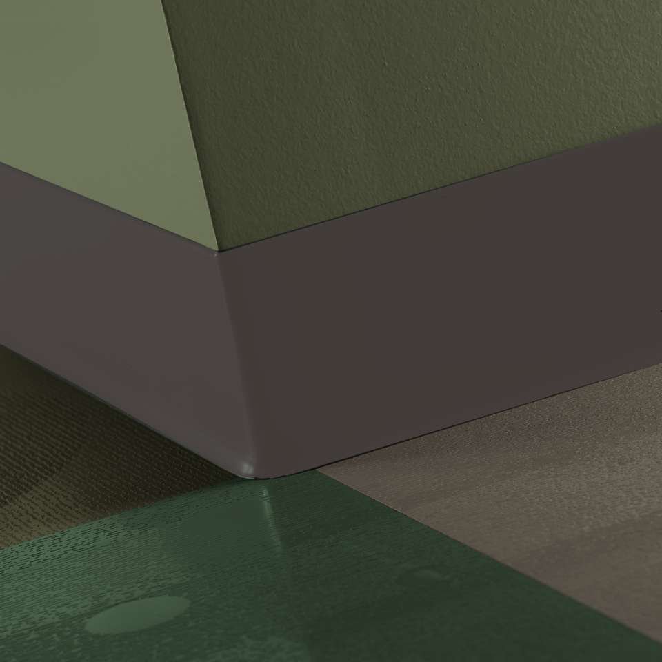 Tarkett - TightLock - Resilient 4 3⁄8” #167 Fudge - Wallbase 75'