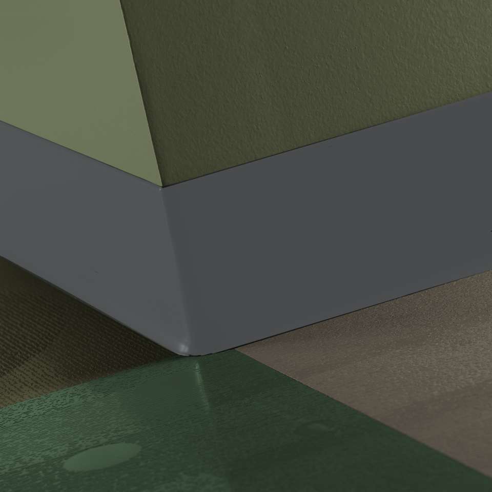 Tarkett - TightLock - Resilient 4 3⁄8” #178 Ironstone - Wallbase 75'