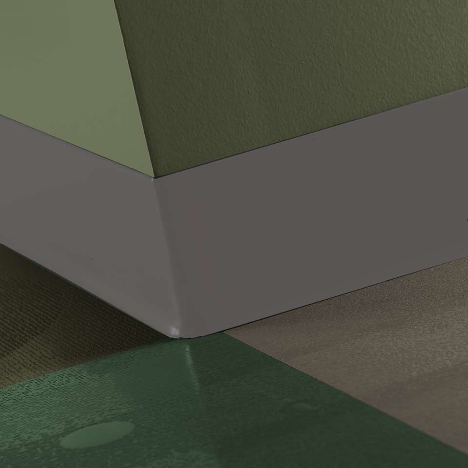 Tarkett - TightLock - Resilient 4 3⁄8” #197 Shaded - Wallbase 75'