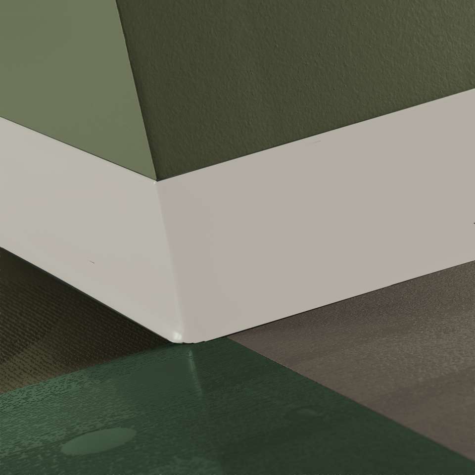Tarkett - TightLock - Resilient 4 3⁄8” #27 Mist - Outer Corner (paquet de 25)