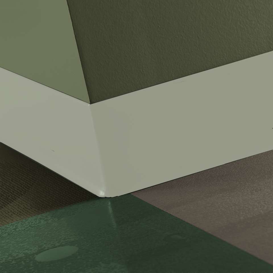 Tarkett - TightLock - Resilient 4 3⁄8” #TG5 Macadamia - Wallbase 75'