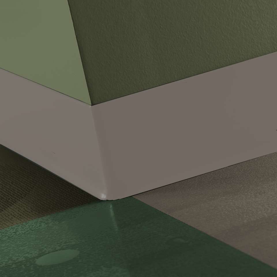 Tarkett - TightLock - Resilient 6 3⁄8” #TA8 Welsh Castle - Wallbase 75'