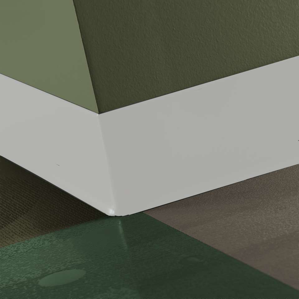 Tarkett - TightLock - Resilient 6 3⁄8” #TB3 Dover - Wallbase 75'