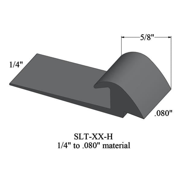 Tarkett - Transition en vinyle Slim Line de 1/4" à 5/64" #TA6 Bedrock 1/4" x 12'