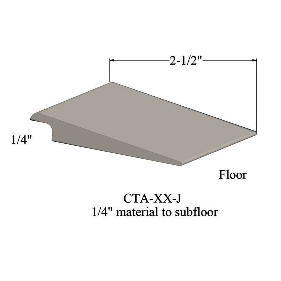 Tarkett - Wheeled Traffic Transitions - CTA 01 J 1/4" matériau de sous-plancher #1 Snow White 12'