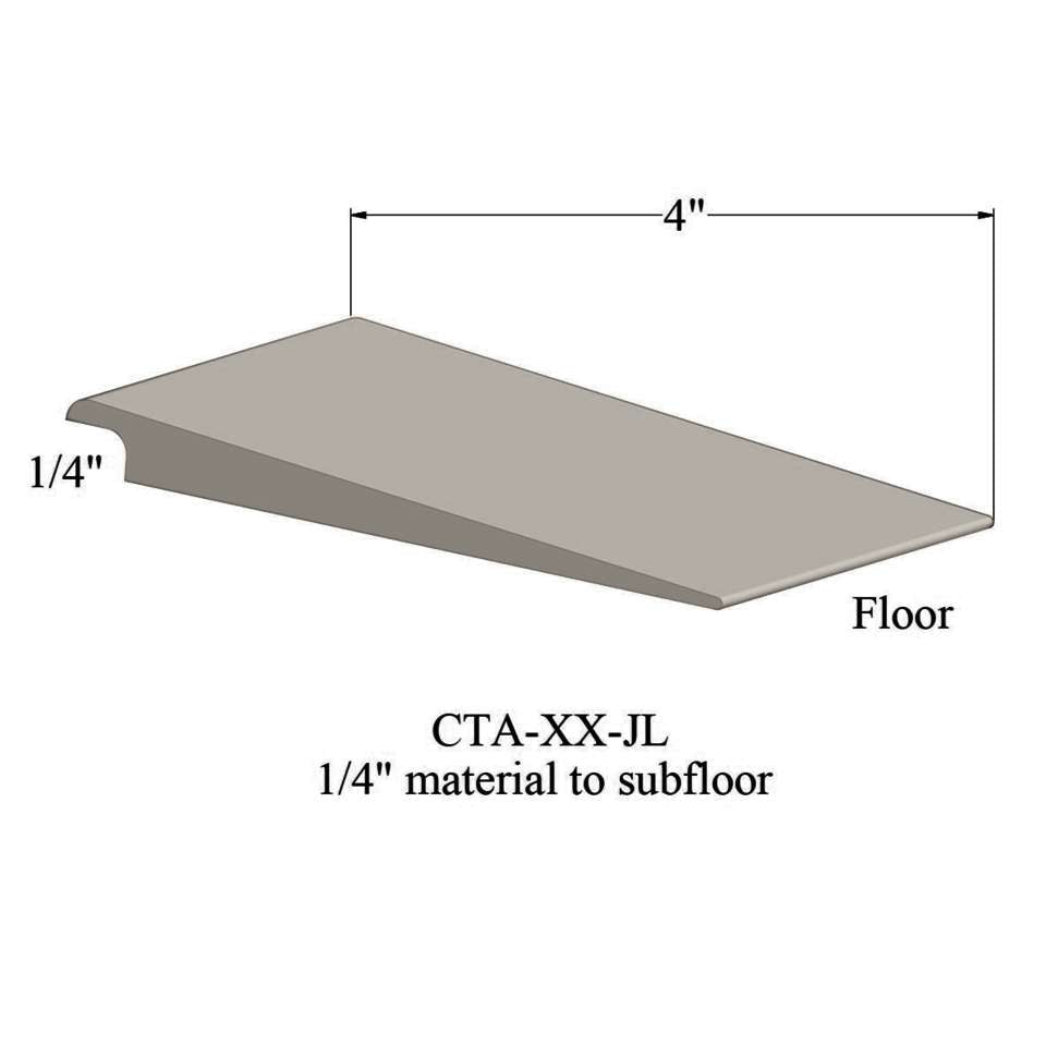 Tarkett - Wheeled Traffic Transitions - CTA 01 JL 1/4" matériau de sous-plancher #1 Snow White 12'
