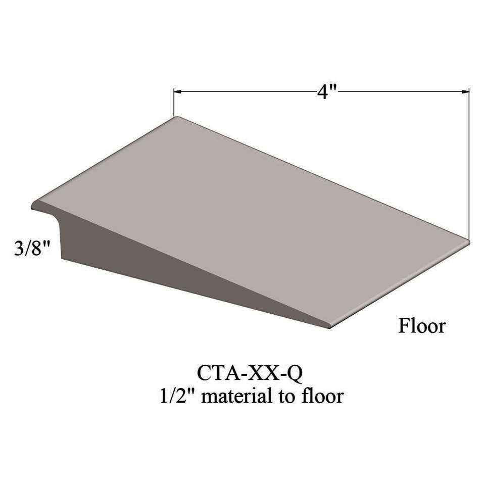 Tarkett - Wheeled Traffic Transitions - CTA 01 Q 1/2" matériau de sous-plancher #1 Snow White 12'
