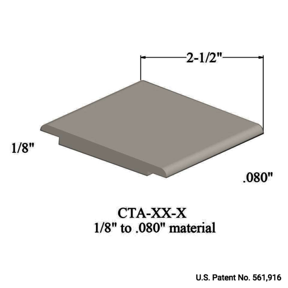 Tarkett - Wheeled Traffic Transitions - CTA 01 X 1/8" to .080" material #1 Snow White 12'