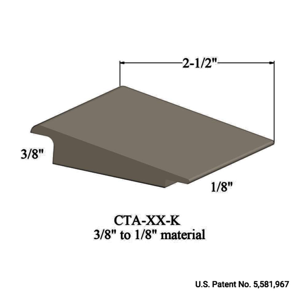 Tarkett - Wheeled Traffic Transitions - CTA 09 K 3/8" to 1/8" material #9 Clay 12'