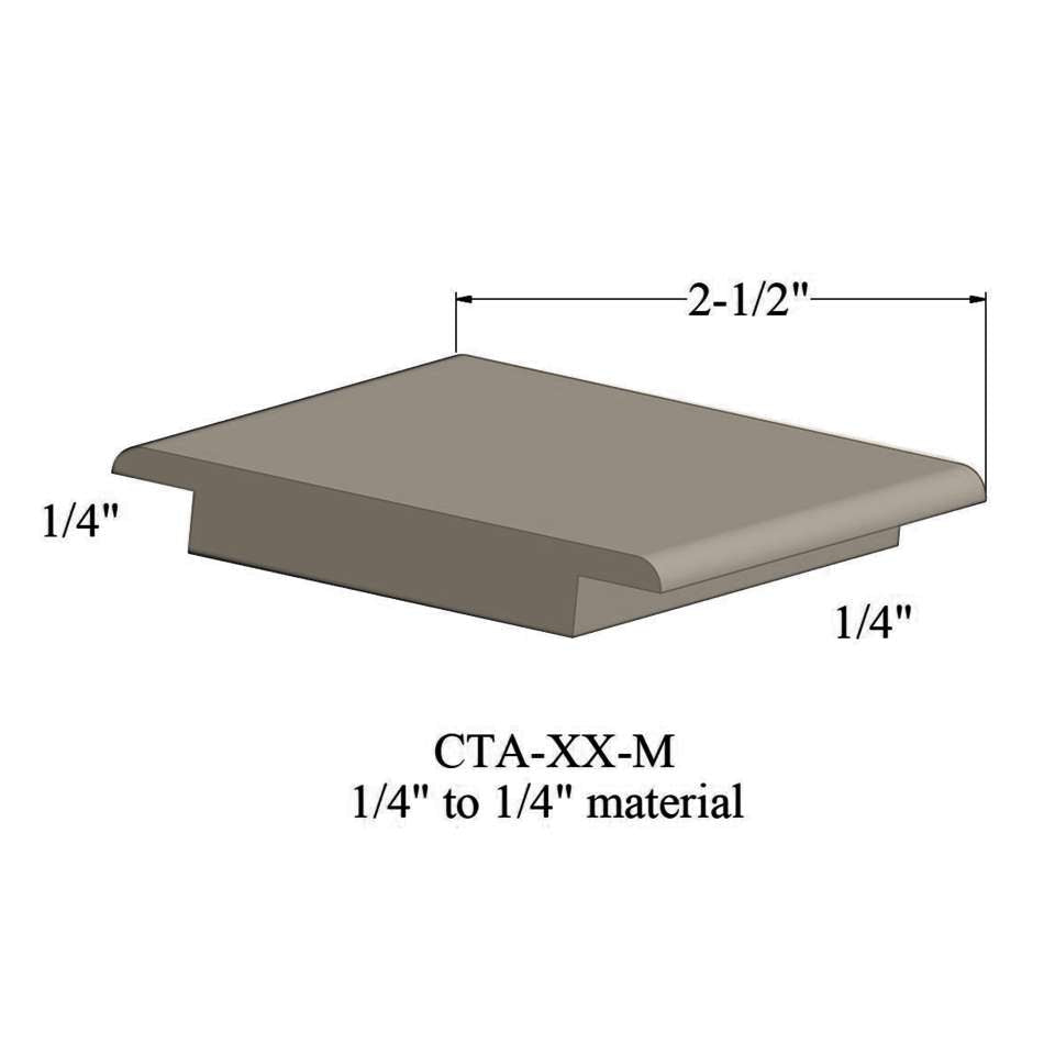 Tarkett - Wheeled Traffic Transitions - CTA 09 M 1/4" to 1/4" material #9 Clay 12'
