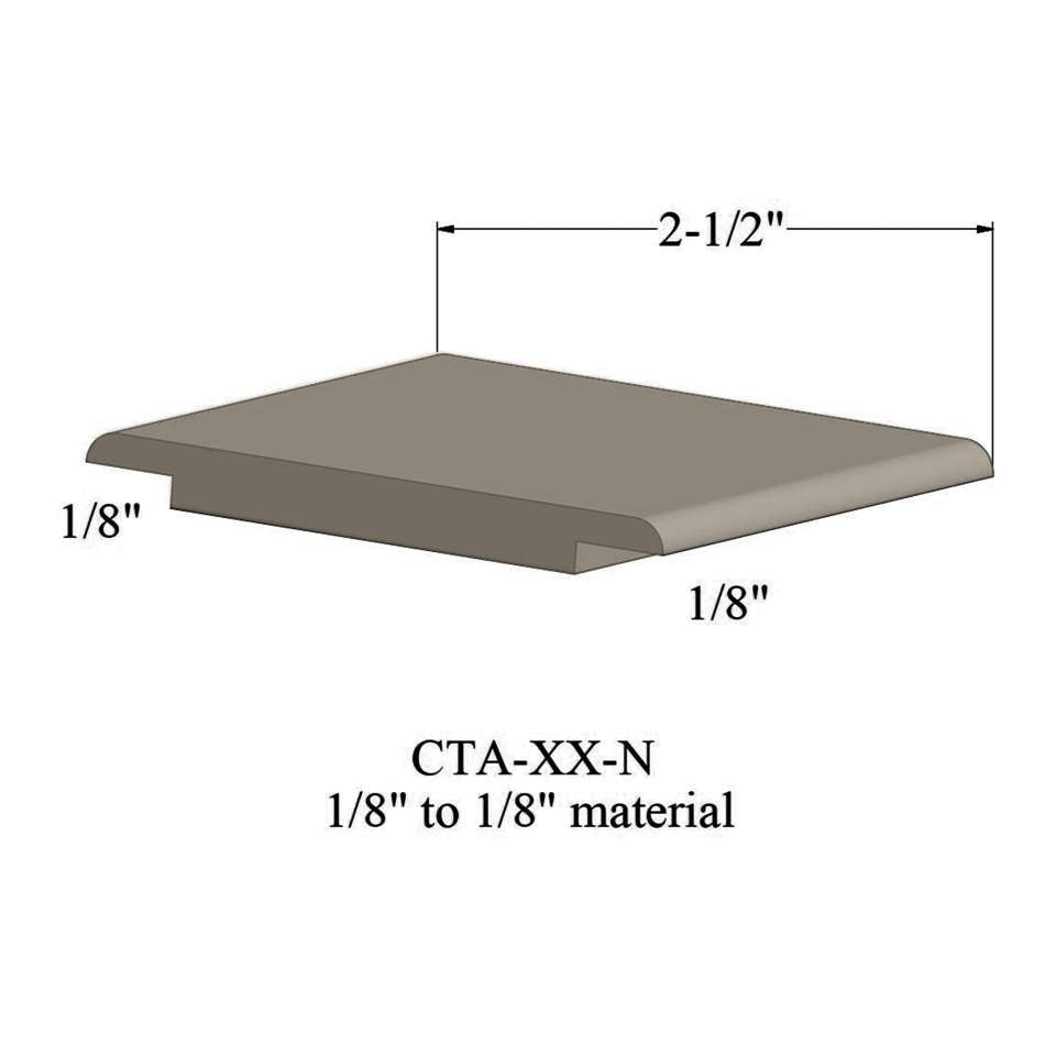 Tarkett - Wheeled Traffic Transitions - CTA 09 N 1/8" to 1/8" material #9 Clay 12'