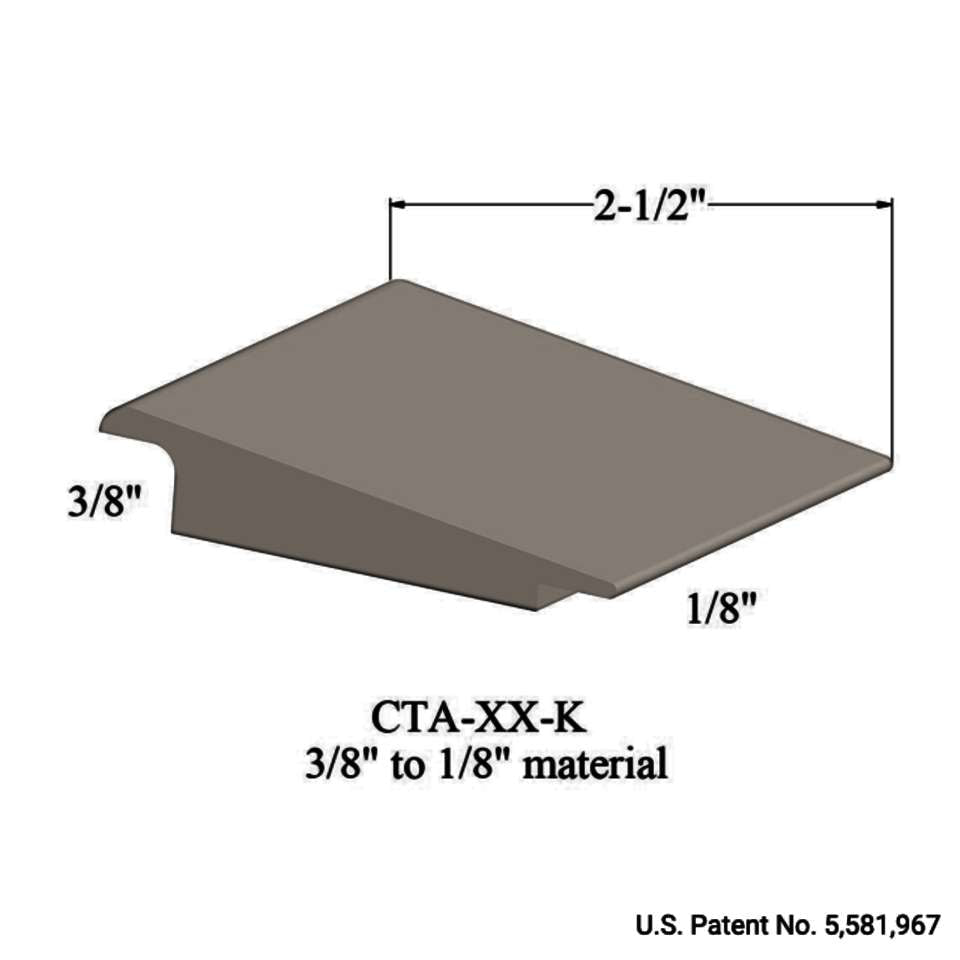 Tarkett - Wheeled Traffic Transitions - CTA 11 K 3/8" to 1/8" material #11 Canvas 12'