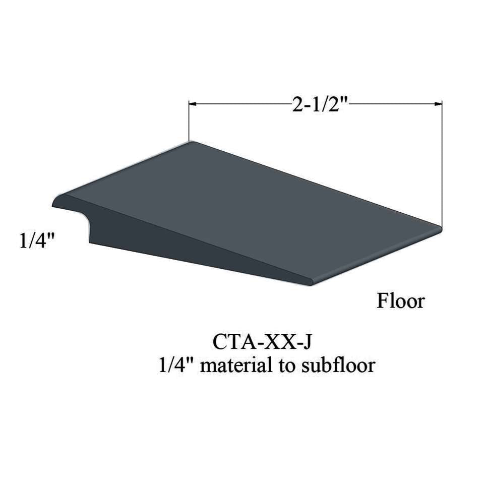 Tarkett - Wheeled Traffic Transitions - CTA 18 J 1/4" matériau de sous-plancher #18 Navy Blue 12'