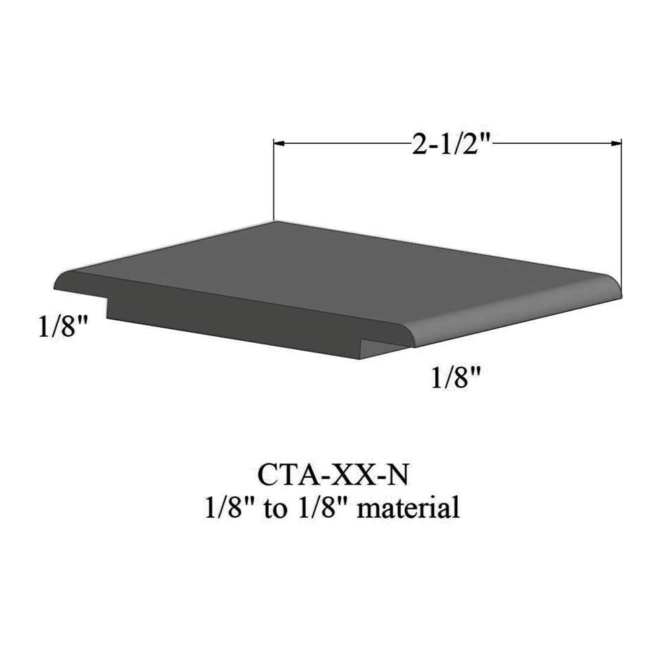 Tarkett - Wheeled Traffic Transitions - CTA 20 N 1/8" to 1/8" material #20 Charcoal 12'
