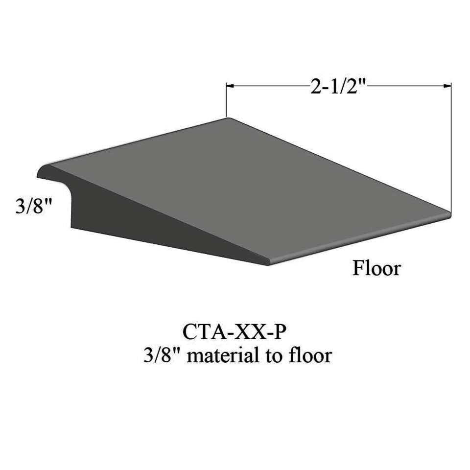 Tarkett - Wheeled Traffic Transitions - CTA 20 P 3/8" matériau de sous-plancher #20 Charcoal 12'