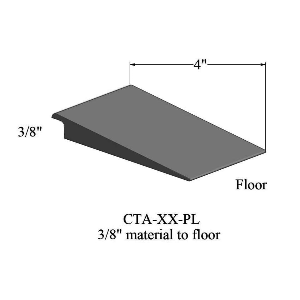 Tarkett - Wheeled Traffic Transitions - CTA 20 PL 3/8" matériau de sous-plancher #20 Charcoal 12'