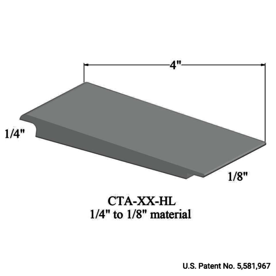 Tarkett - Wheeled Traffic Transitions - CTA 21 HL 1/4" to 1/8" material #21 Platinum 12'