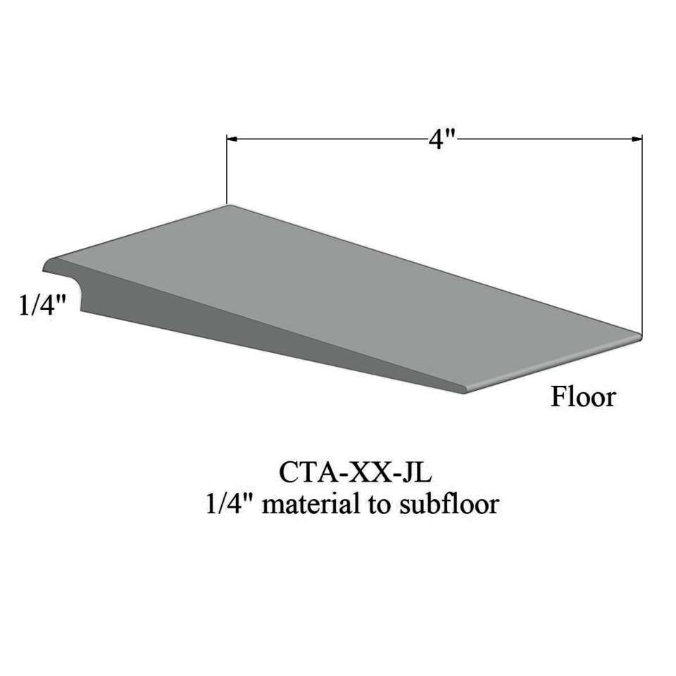 Tarkett - Wheeled Traffic Transitions - CTA 21 JL 1/4" matériau de sous-plancher #21 Platinum 12'