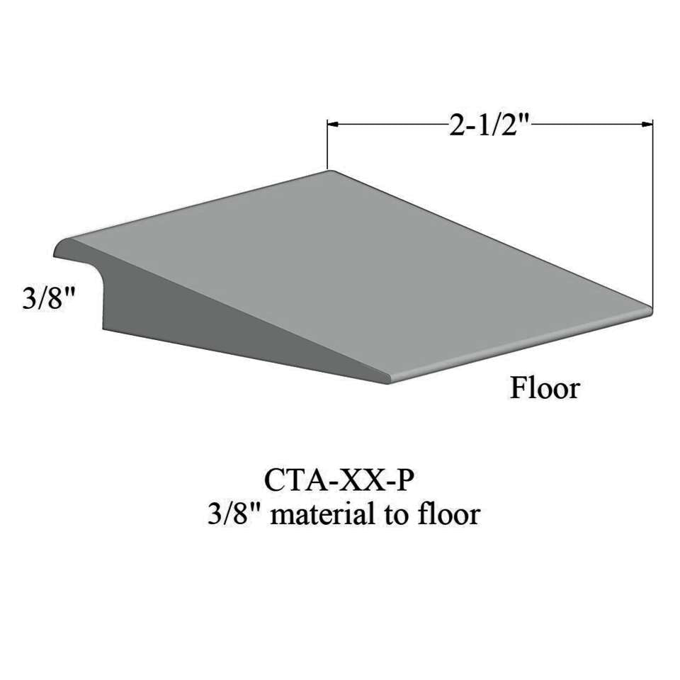 Tarkett - Wheeled Traffic Transitions - CTA 21 P 3/8" matériau de sous-plancher #21 Platinum 12'