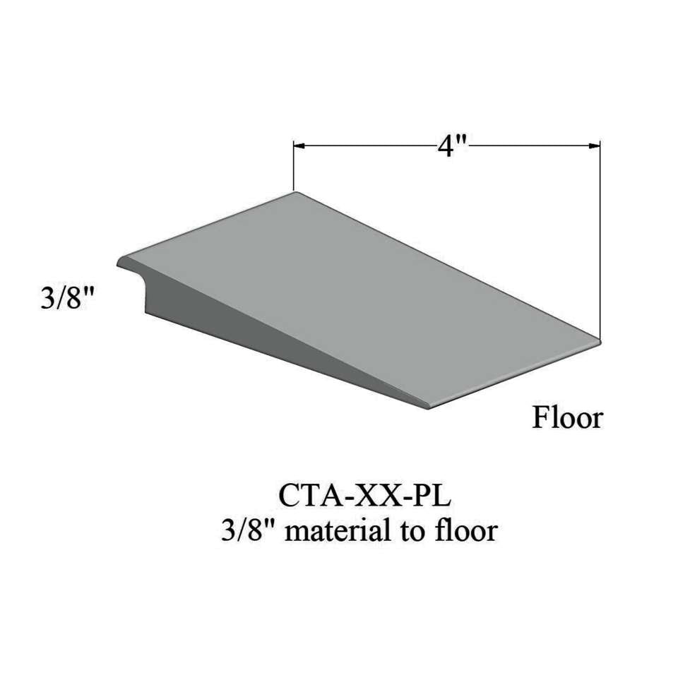 Tarkett - Wheeled Traffic Transitions - CTA 21 PL 3/8" matériau de sous-plancher #21 Platinum 12'
