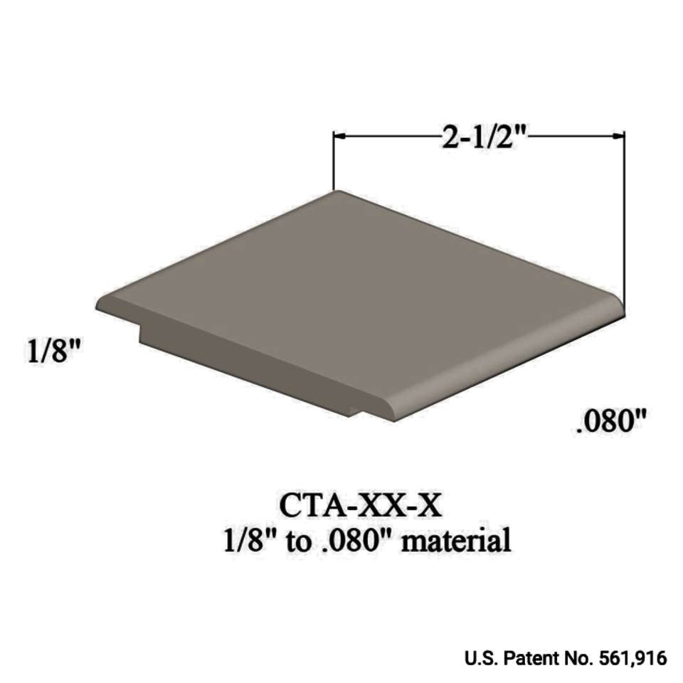 Tarkett - Wheeled Traffic Transitions - CTA 22 X 1/8" to .080" material #22 Pearl 12'