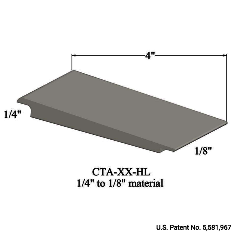 Tarkett - Wheeled Traffic Transitions - CTA 24 HL 1/4" to 1/8" material #24 Grey Haze 12'