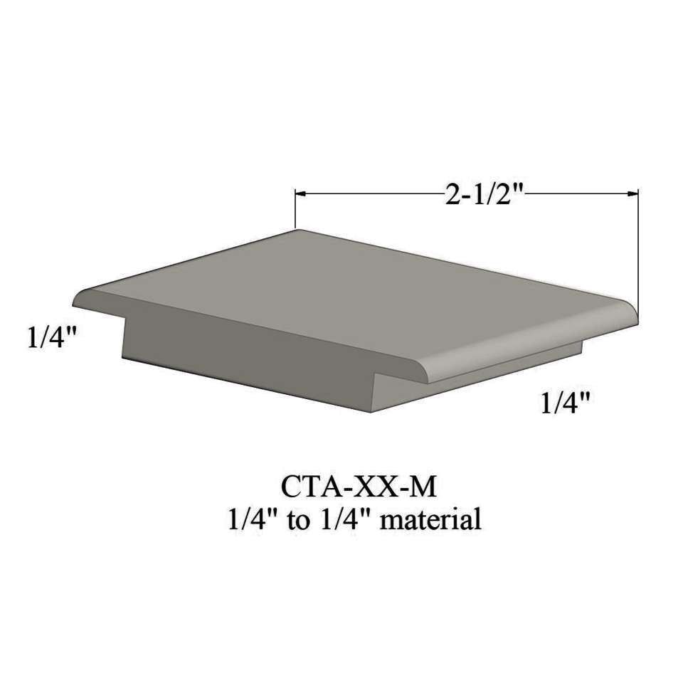 Tarkett - Wheeled Traffic Transitions - CTA 24 M 1/4" to 1/4" material #24 Grey Haze 12'
