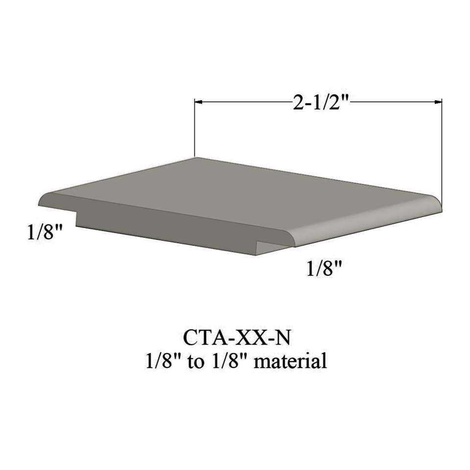 Tarkett - Wheeled Traffic Transitions - CTA 24 N 1/8" to 1/8" material #24 Grey Haze 12'