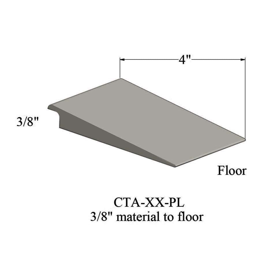 Tarkett - Wheeled Traffic Transitions - CTA 24 PL 3/8" matériau de sous-plancher #24 Grey Haze 12'