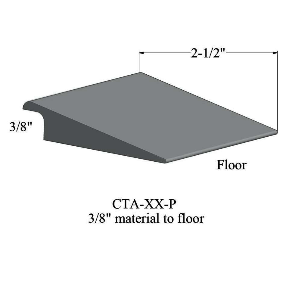 Tarkett - Wheeled Traffic Transitions - CTA 28 P 3/8" matériau de sous-plancher #28 Medium Grey 12'