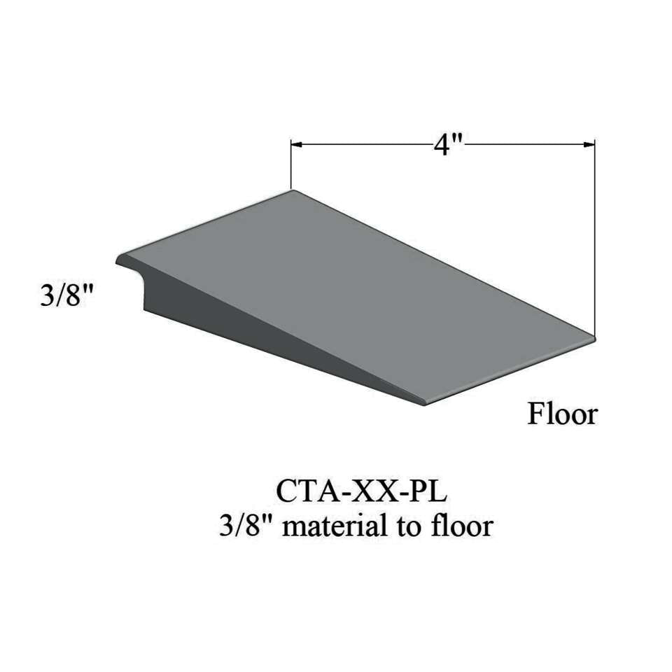 Tarkett - Wheeled Traffic Transitions - CTA 28 PL 3/8" matériau de sous-plancher #28 Medium Grey 12'