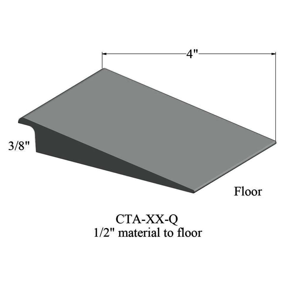 Tarkett - Wheeled Traffic Transitions - CTA 28 Q 1/2" matériau de sous-plancher #28 Medium Grey 12'