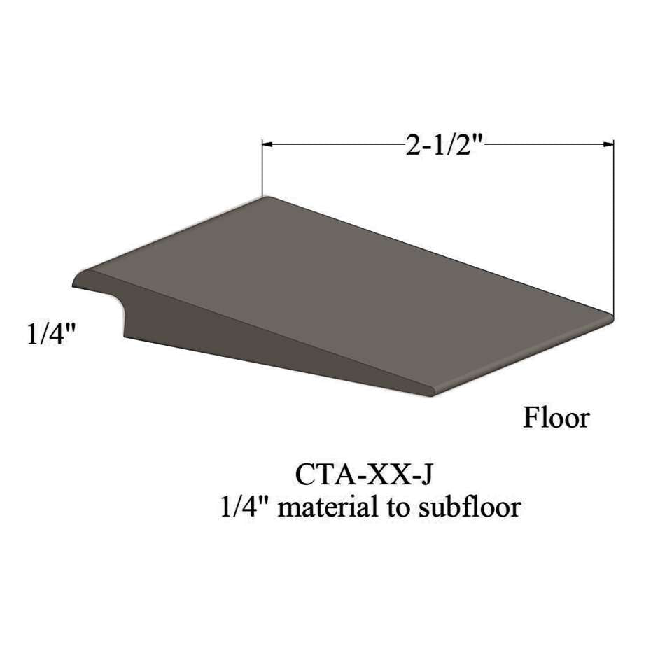 Tarkett - Wheeled Traffic Transitions - CTA 283 J 1/4" matériau de sous-plancher #283 Toast 12'