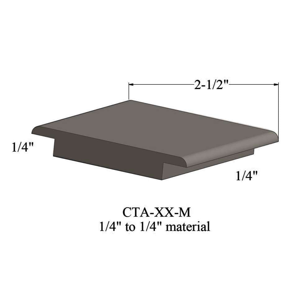 Tarkett - Wheeled Traffic Transitions - CTA 283 M 1/4" to 1/4" material #283 Toast 12'