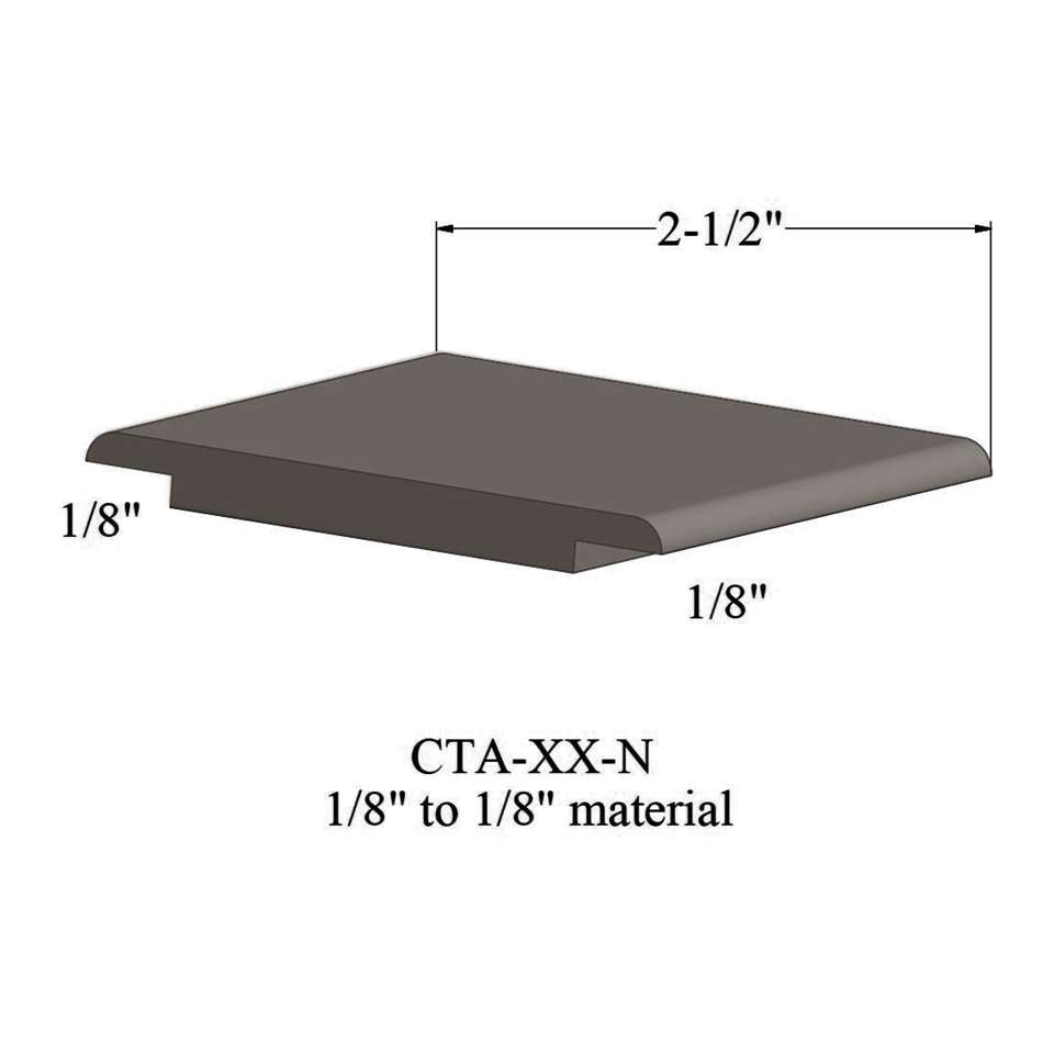 Tarkett - Wheeled Traffic Transitions - CTA 283 N 1/8" to 1/8" material #283 Toast 12'