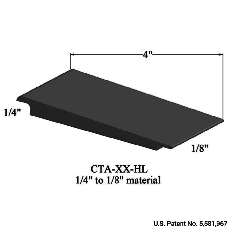 Tarkett - Wheeled Traffic Transitions - CTA 40 HL 1/4" to 1/8" material #40 Black 12'