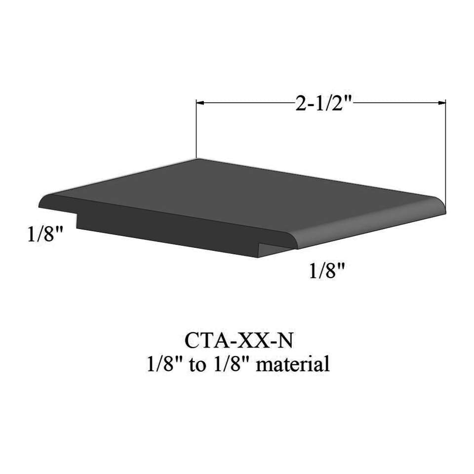Tarkett - Wheeled Traffic Transitions - CTA 40 N 1/8" to 1/8" material #40 Black 12'