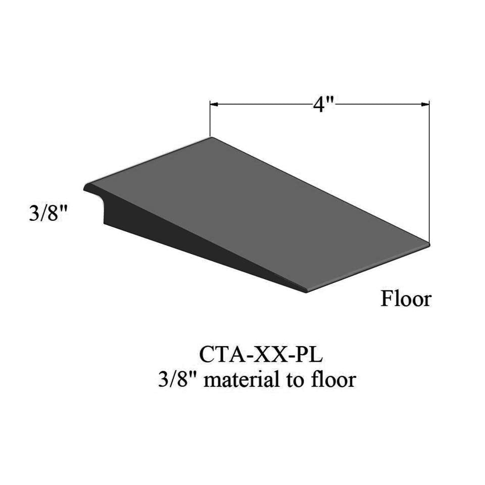 Tarkett - Wheeled Traffic Transitions - CTA 40 PL 3/8" matériau de sous-plancher #40 Black 12'