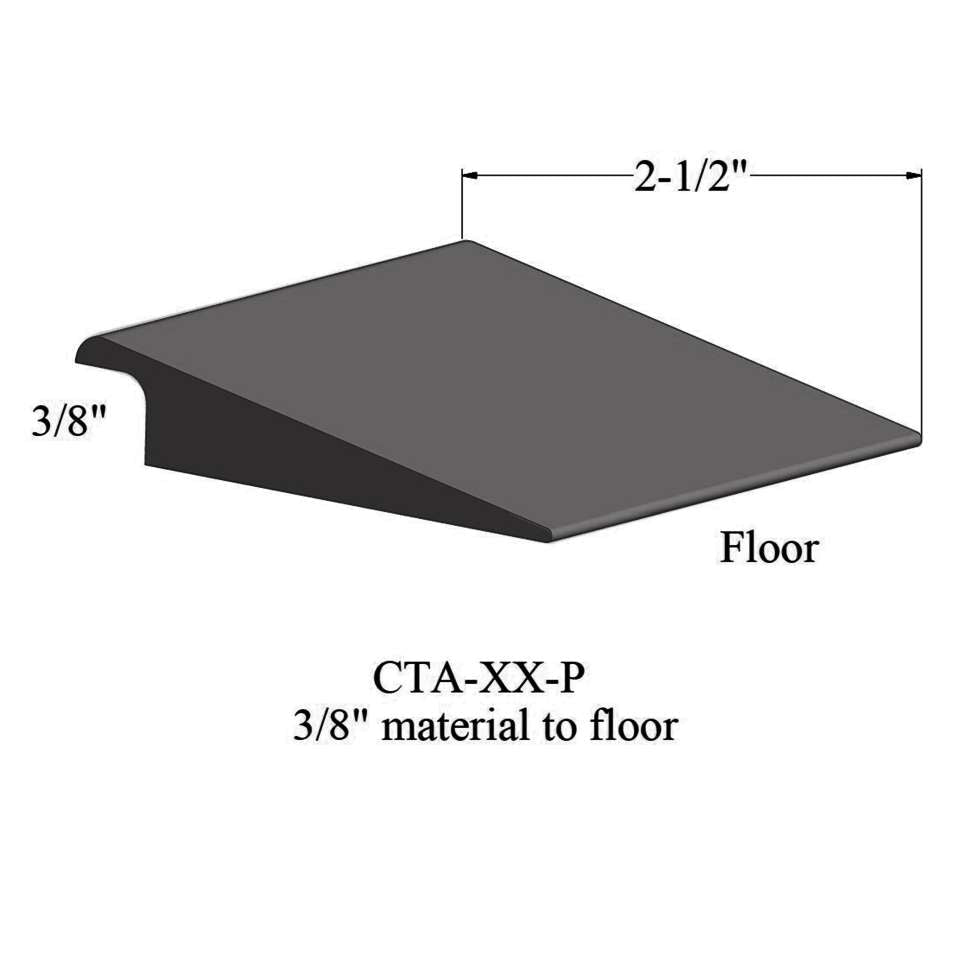 Tarkett - Wheeled Traffic Transitions - CTA 44 P 3/8" matériau de sous-plancher #44 Dark Brown 12'