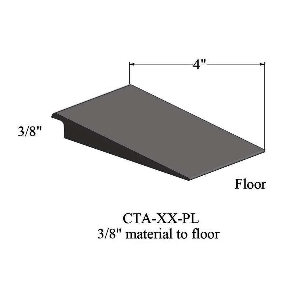 Tarkett - Wheeled Traffic Transitions - CTA 44 PL 3/8" matériau de sous-plancher #44 Dark Brown 12'