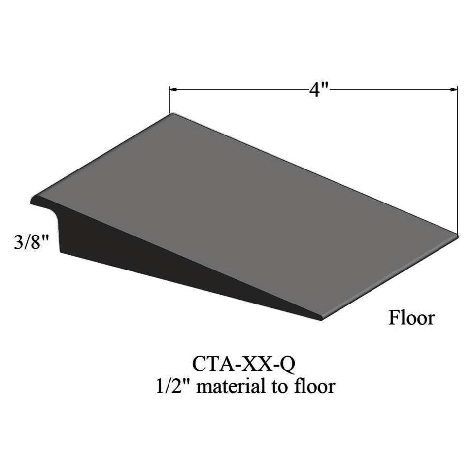 Tarkett - Wheeled Traffic Transitions - CTA 44 Q 1/2" matériau de sous-plancher #44 Dark Brown 12'